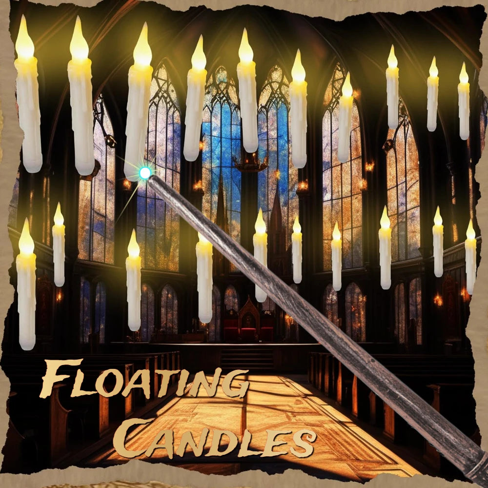 Floating Candles with Magic Wand